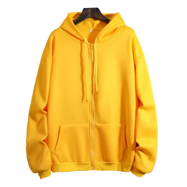 TK Sudadera De Mujer Con Capucha Y Cremallera De Primavera Otoño Color Sólido Manga Larga Bolsillos Cierre De Cremallera Exteriores - 1