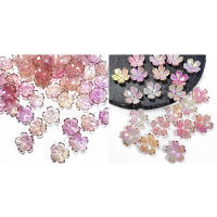 50Pcs Connectores De Pétalos De Cerezo Acrílico 19MM Para Creación De Joyas DIY Accesorios De Resina Para Pendientes Y Cabello - details 4