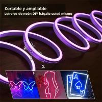 Luces RGB Para Juegos 16.4ft/5M De Neón Suave Para Mesas De Juegos Tira LED De Iluminación Compatible Con Corte Para El Hogar - details 12
