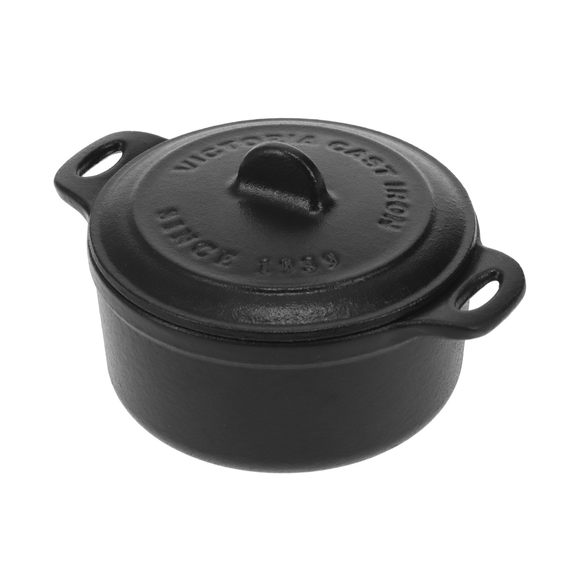 Victoria Horno Holandés Inducción Hierro Fundido Esmaltado, Cocotte, sin PTFE ni PFOA, Apto para Fuego, Barbacoa, Horno, Vitrocerámica, Gas