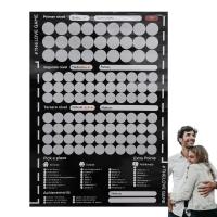 Juego De Parejas Románticas 100 Cosas Por Hacer Entre Dos Personas Listado De Juegos De Parejas Desafío Del Amor Ideas Para Noches De Date Cartel De Papel Moderno - details 0