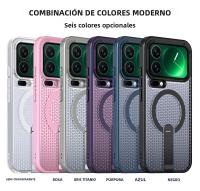 Funda Magnética De Disipación De Calor Para Xiaomi 17 ProMax 15T 14T pro Shockproof Transparente Con Soporte Oculto Compatible Con Magsafe - details 0