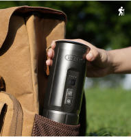 HiBREW H4C BARISTA ULTRA, Portable Coffee Machine, Detachable Battery, Wireless Heating, AdjustableTemperature (85~95°C), Professional Bottomless 51mm Portafilter, 20-BarHigh Pressure, 100mL Water Tank, with Aluminum Alloy Stand, 7500mAh Battery - details 18