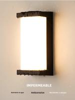 Lámpara De Pared LED Exterior IP65 Impermeable 24W AC85-265V Luz Blanca Cálida Para Patio Jardín Iluminación Exterior - details 2