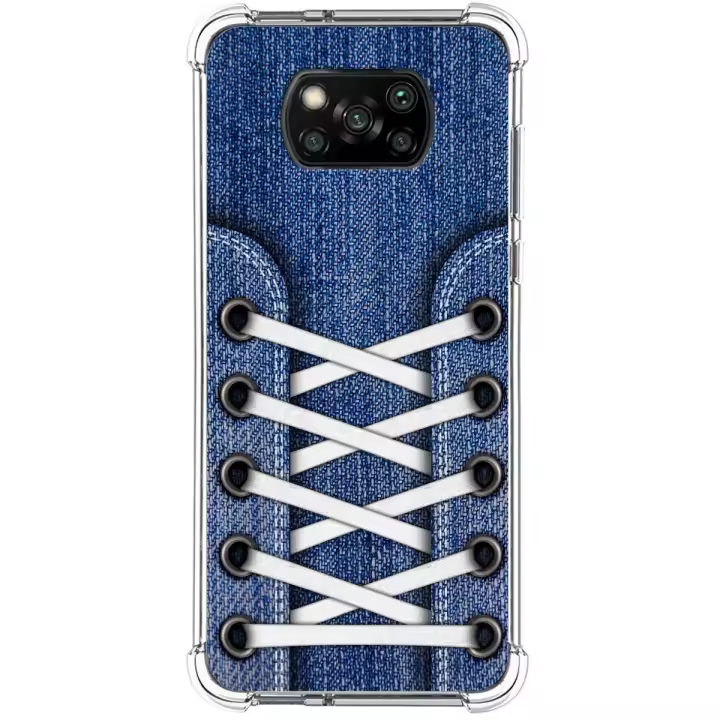 Tumundosmartphone Funda Silicona Antigolpes para Xiaomi POCO X3 NFC / X3 Pro diseño Zapatillas 01 Dibujos - 1