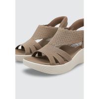 Skechers SLIP-INS PARALLEL LITE - SUMMER INVITE Sandalias Planas Mujer Beige - details 1