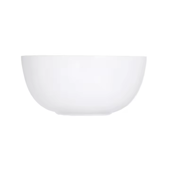 LUMINARC DIWALI Bol Opal 12CM Blanco Brillo Fabricado en Francia Apilable - 1
