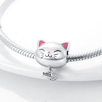 Encantos De Animal Colección Plata Francés Bulldog Gato Mariposa Ladybug Para Pulseras Originales Joyería Hechas a Medida - details 115