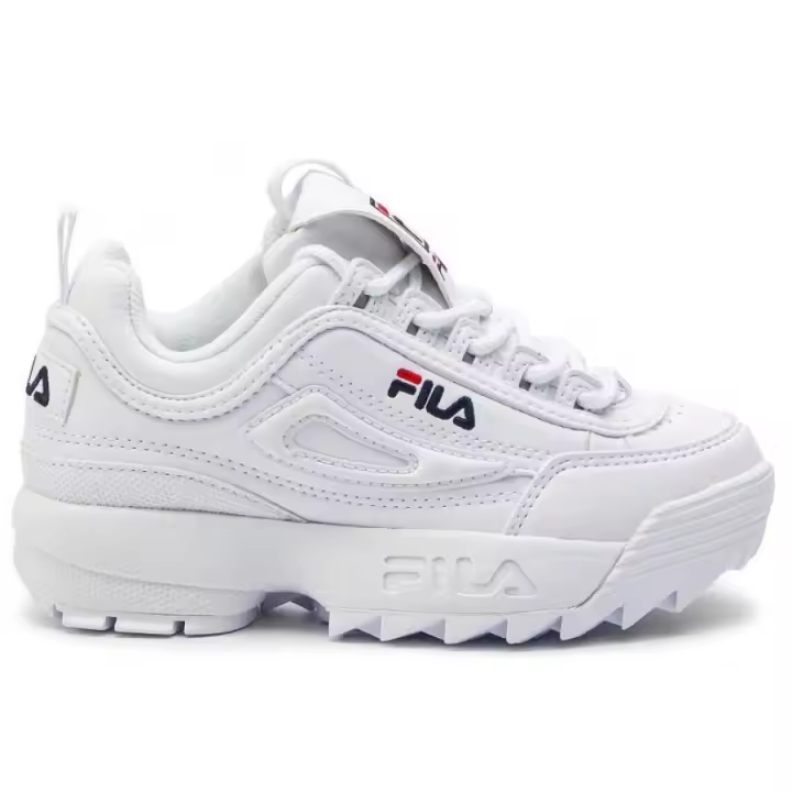 zapatillas fila disruptor kids blanco - 1