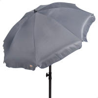 Aktive - Sombrilla 200 cm, color neutro, con protección UV50, para jardín, poliéster, 8 varillas, para terraza, para balcón, para exterior, funda incluida, parasoles - details 1