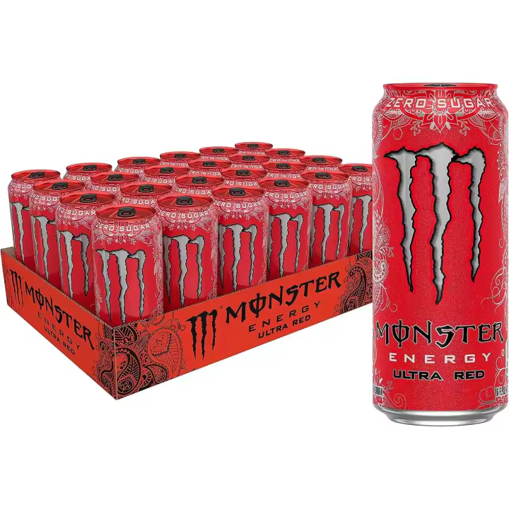 Caja 24 Monster Ultra Red 500ml - 1