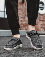 Zapatos De Lona Para Hombre Casual Transpirables Zapatos Planos Slip-On Talla Grande Hasta 47 Zapatos De Conducción Sin Tapa Anteojos - details 10