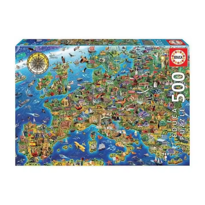 PUZZLE 500 PIEZAS MAPA DE EUROPA DE EDUCA - 1