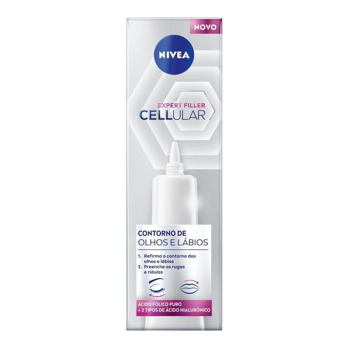 NIVEA Hyaluron Cellular Expert Filler Contorno de Ojos y Labios 15ml