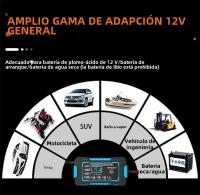 Cargador De Batería Para Coche EAFC Inteligente Rápido 12V 6A Con Pantalla LCD Reparación De Pulso Mantenimiento Automático Para Baterías De Agua Y Ácido Lead-Acid - details 3