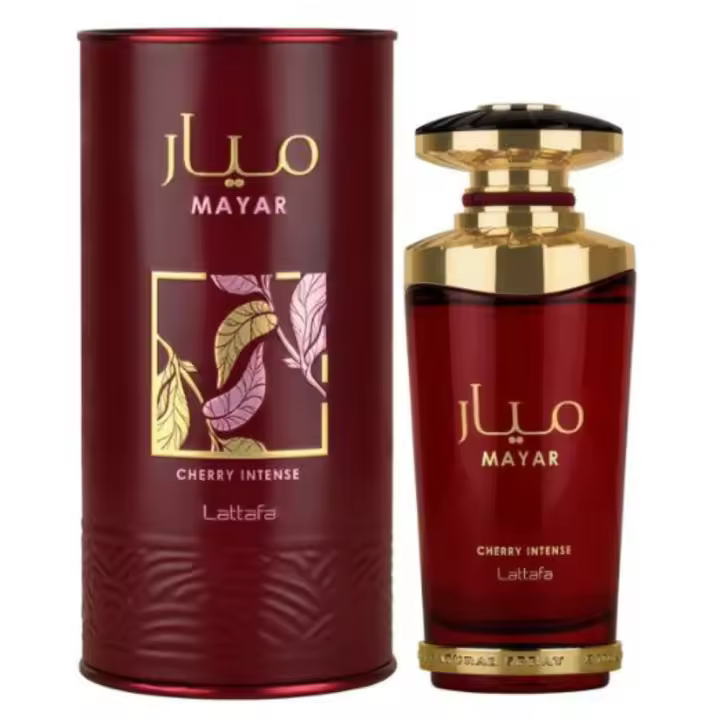 Lattafa Mayar Cherry Intense: Perfume Árabe para Mujer con Esencia de Cereza, Fragancia Intensa y Sofisticada Oriental - 1