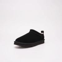 Botas De Nieve Para Mujer Con Piel De Oveja Y Lona De Lana Térmica Botines De Tobillo Slip-On Zapatos Casuales De Invierno - details 13