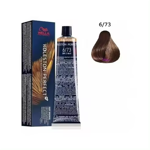 Tinte Koleston Perfect Me+ Deep Browns 6/73 Rubio Oscuro Marron Dorado 60 ml. Wella - 1