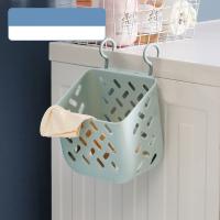 Cesta De Ropa De Baño Plegable Y De Pared Para Almacenamiento De Ropa Sucia Organizador De Lavandería Familiar Material Ecológico Plástico Y Cemento - details 11