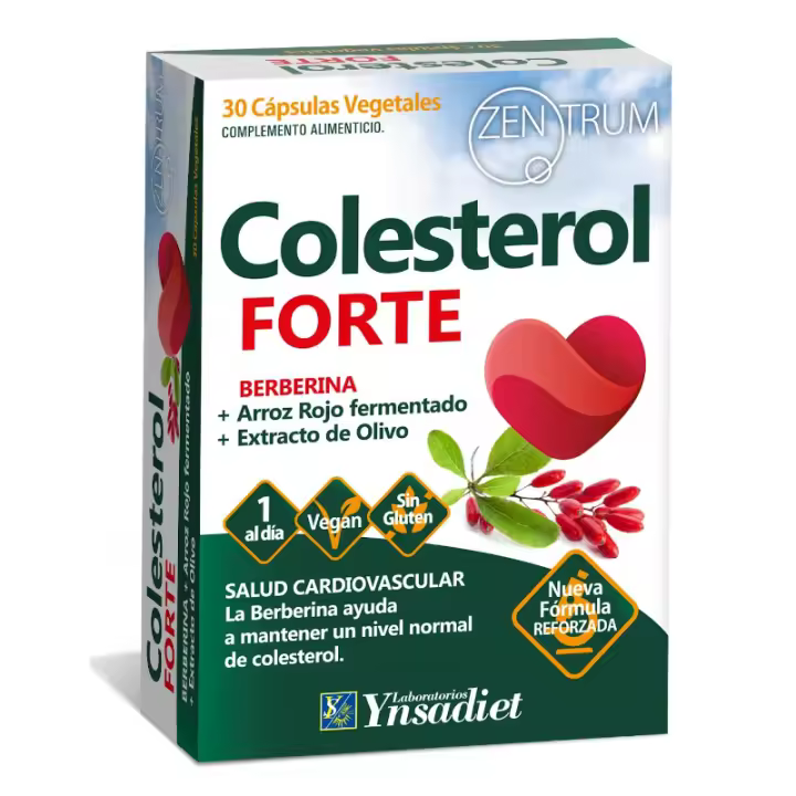 ZENTRUM COLESTEROL FORTE 30 CAPSULAS VEGETALES - 1
