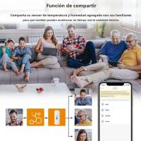 Sensor De Temperatura Y Humedad WiFi Tuya Control Remoto Por App Para Hogar Inteligente Compatible Con SmartLife Yandex SmartLife Alexa - details 8