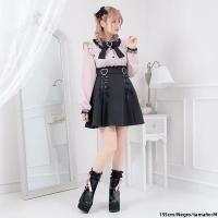 Falda A-Line Lolita Japonesa Talla Grande Cintura Alta Flared Midi Versátil Estilo Niña Suave Para Uso Diario Primavera/Verano Polyester - details 13