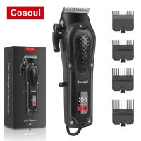 Cortadora De Pelo Cosoul Compacta Con Pantalla LED Ajustable Y Gran Capacidad De Batería Trimmer De Barba Eléctrico - details 6