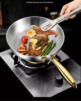 Sartén De Frying 28cm Acero Inoxidable 316 Antiadherente Para Cocinar Carne Frita En Estufa De Gas Y Inducción Cocina Universal - details 0