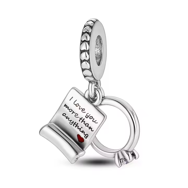 Pulsera Ajustable De Encanto De Conejo Original Plata Esmaltada Para Mujer Joyería De Moda Hecha a Mano Con Cuentas De Zirconia - 1