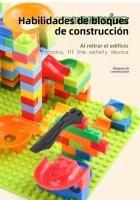 Juguetes Educativos Para Niños 168-336PCS Pista De Maze Con Bolas Y Bloques Deslizadores DIY De Crea Tu Propia Carrera Con Plástico Seguro - details 6