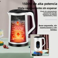 Hervidor De Agua Eléctrico De Acero Inoxidable 2.2L Con Pantalla Digital 1500W Cocido Rápido Té Termal Para Preparar Té Y Café - details 3