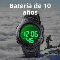 Reloj Deportivo De Hombre SKMEI Fitness Digital 100M Impermeable Con Alarma Batería De 10 Años Pantalla Digital Resistente Al Choque Reloj Hombre 1560 - details 1