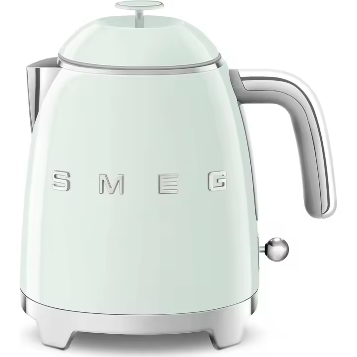 Smeg KLF05PGEU - Mini hervidor de Agua, Hasta 0,8L, Estilo Años 50, Color Verde Agua - 1
