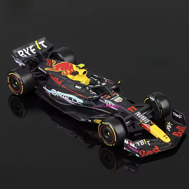 Modelo De Coche De Carreras Bburago F1 RedBull Miami RB19 2023 Aleación De Metal Para Juegos De Juguetes Die Cast 1:43 Max Verstappen - 1