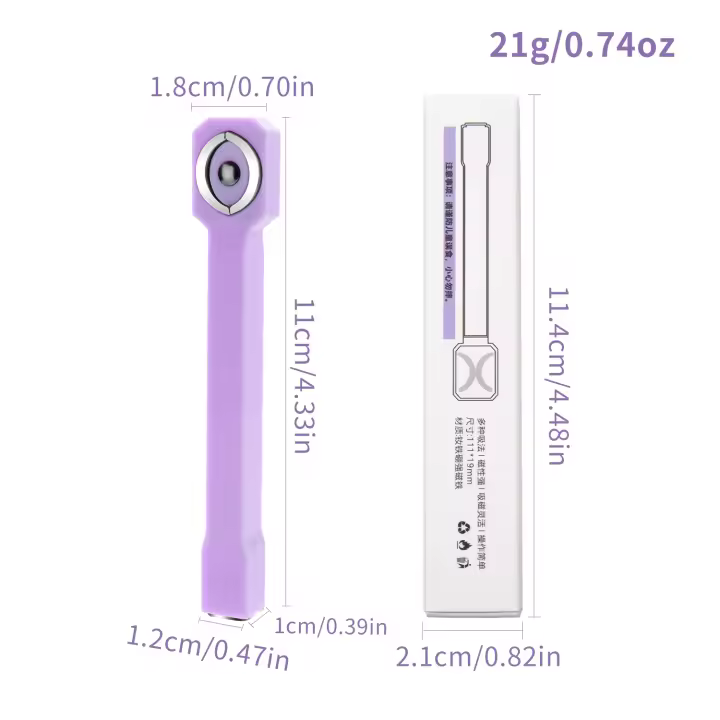 3 En 1 Varita Magnética Para Uñas Con Doble Fin De Multi-función Para Crear Dibujos De Ojo De Gato Y Adhesivo Brillante Herramienta De Gel UV Para Arte De Uñas - 1