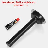 Parador De Puerta De Acero Inoxidable De Tamaño Extendido Con Punta De Goma Antideslizante Y Antiseña Protector De Pared Para Sliding - details 4
