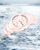 Reloj De Cuarzo Para Mujer LIGE Nueva Moda Cerámica Impermeable Con Calendario Elegante Reloj De Pulsera Con Caja - details 5
