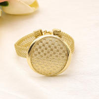 Juego De Joyas Liffly Para Mujer En Color Dorado Estilo Clásico Collar Colgante Pulsera Y Pendientes Para Boda Y Fiestas - details 3