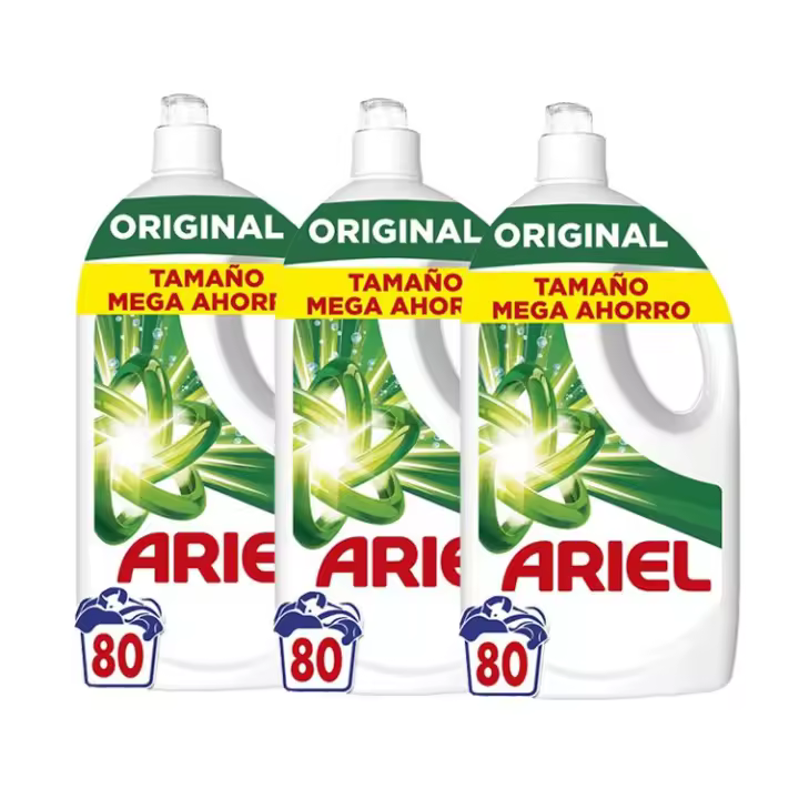 Ariel | Básico Detergente Líquido Limpio y Fresco, La Elección Económica De Ariel, Deja Tu Ropa Limpia Y Fresca, 240 lavados - 1