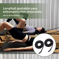 2Pcs Correas De Pilates Reformer Para Ejercicio Y Yoga Accesorios Versátiles Para Equipo De Core Bed Fáciles De Instalar En Casa O Estudio - details 4