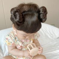 Wig Con Franja Para Bebés Accesorios De Cabello Para Niñas Primera Cumpleaños Fotografía Estilo Divertido Y Moderno - details 5
