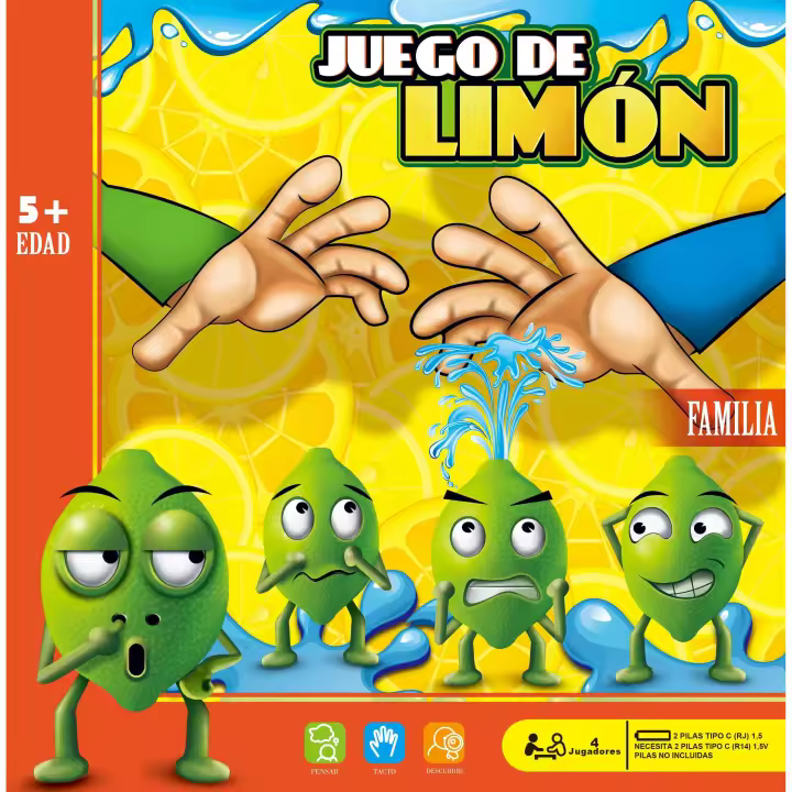 LEYO Juego de Mesa Divertido para Niños y Familias. Juego de limón. Versión en español. Rompecabezas Divertido para Vínculos entre Padres e Hijos. Ideal para Fiestas y Regalos. Actividad en Familia para Halloween, Navidad y Eventos - 1