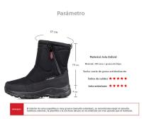 Botas De Invierno Para Hombre Talla Grande Con Plush Cálido Botas De Rodilla Alta Cómodas Para Exterior Zapatos De Invierno Con Cierre De Cremallera - details 4