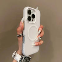 Funda De Teléfono Aesthetic Con Protección Antichoque Total Compatible Con Apple iPhone 17 16 11 12 13 14 15 plus pro Max Material PC + TPU Magnético - details 3