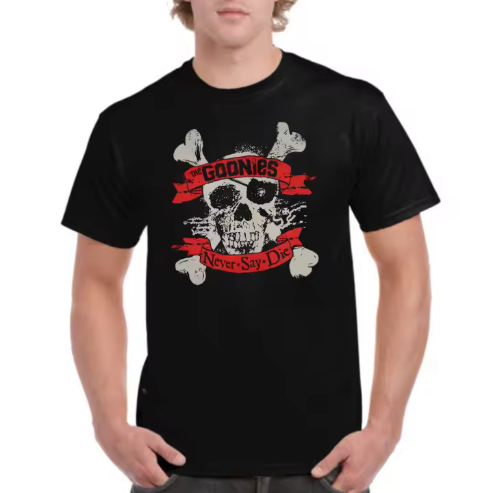 The Fan Tee Camiseta de HOMBRE Peliculas 80 retro never say die Sloth 005 - 1