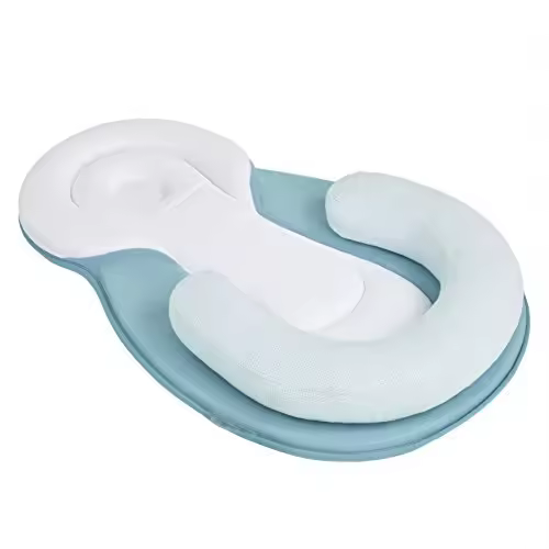 TK Almohada Para Bebé Recién Nacido Protección De Cabeza Seguridad Al Dormir Respirable Modeladora Antirrollo Almohada Para Niños Pequeños Antideslizante Almohadilla De Leche - 1