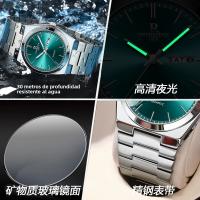 Reloj De Pulsera Para Hombre ONTHEEDGE Ultrafino Y Resistente Al Agua Con Luz Luminosa Y Calendario Cuarzo Marca Suiza - details 3