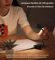 Lámpara De Escritorio LED Baseus Con Clip Iluminación De Lectura USB Recargable Táctil Sin Escala Luz Nocturna Para Laptop - details 13