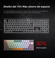 TECLADO MECÁNICO GAMING REDRAGON L61-B RGB USB Mini 61 Teclas Para Jugador Con Bolígrafo De Mano Grande 1.2X Mayor Tecladillo Ergonómico Para PC Y Laptop - details 6