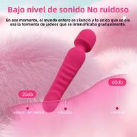Vibrador AV Potente Para Mujeres Estimulador De G-Spot Y Clítoris Dildo Magic Wand Con Movimiento De Enfriamiento Masajeador De Vagina Juguetes Sexuales Para Adultos Hecho De Silicona - details 5
